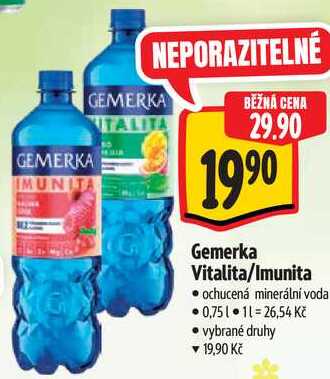Gemerka Vitalita/Imunita, 0,75 l