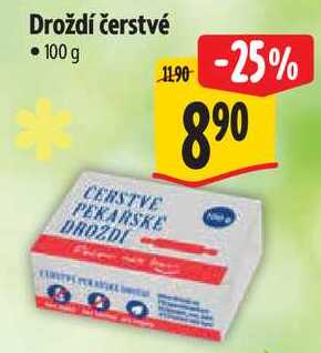 Droždí čerstvé, 100 g