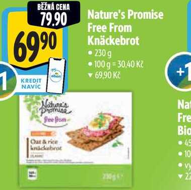 Nature's Promise Free From Knäckebrot, 230 g