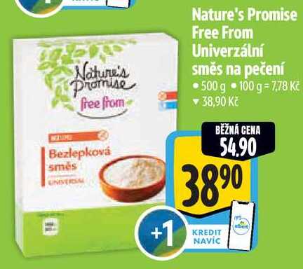 Nature's Promise Free From Univerzální směs na pečení, 500 g 