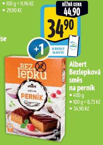 Albert Bezlepková směs na perník, 400 g