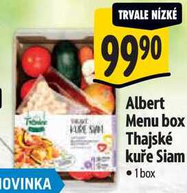 Albert Menu box Thajské kuře Siam 