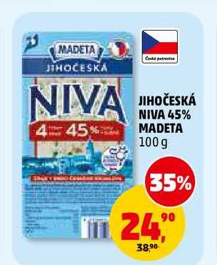 JIHOČESKÁ NIVA 45% MADETA, 100 g 