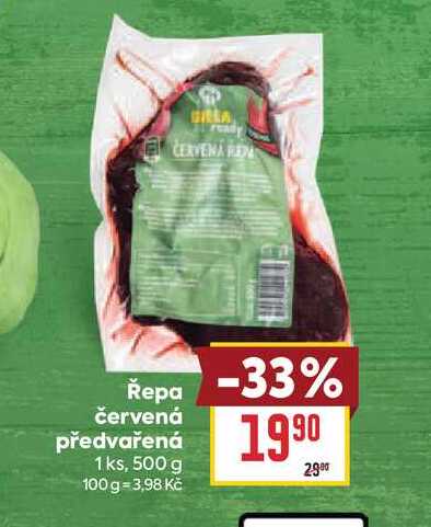 Řepa červená předvařená 1 ks, 500 g