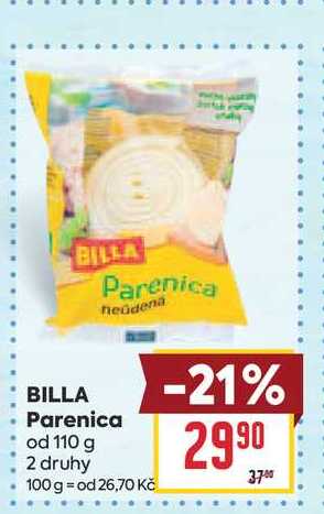 BILLA Parenica od 110 g 