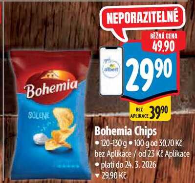 Bohemia Chips, 120-130 g 