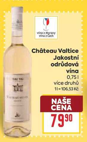 Château Valtice Jakostní odrůdová vína 0,75l