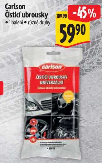 Carlson Čisticí ubrousky