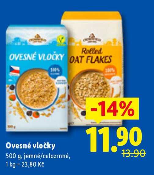 Ovesné vločky, 500 g