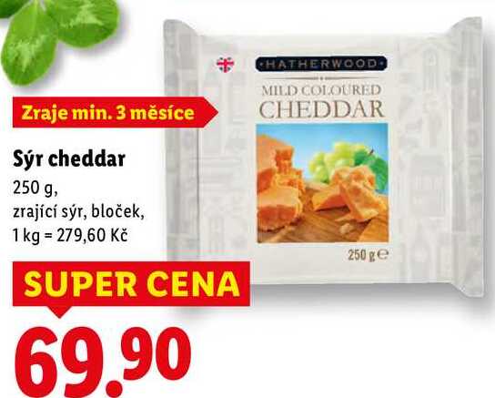 Sýr cheddar, 250 g