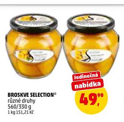 BROSKVE SELECTION, 560 g