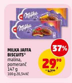 MILKA JAFFA BISCUITS, 147 g