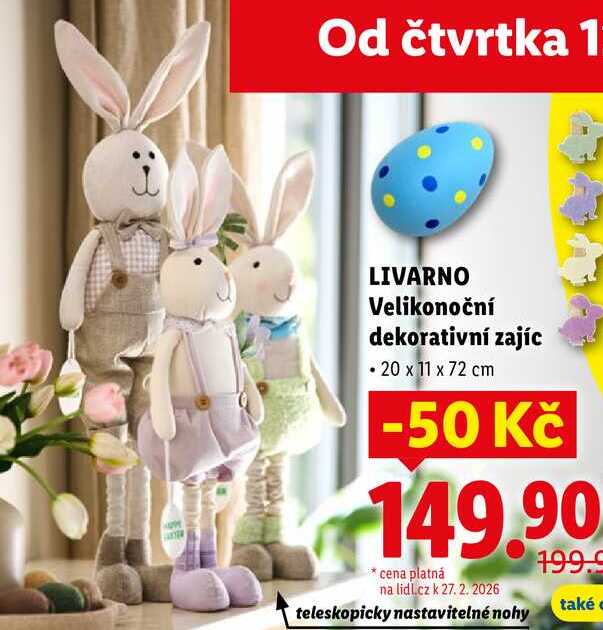 Velikonoční dekorativní zajíc