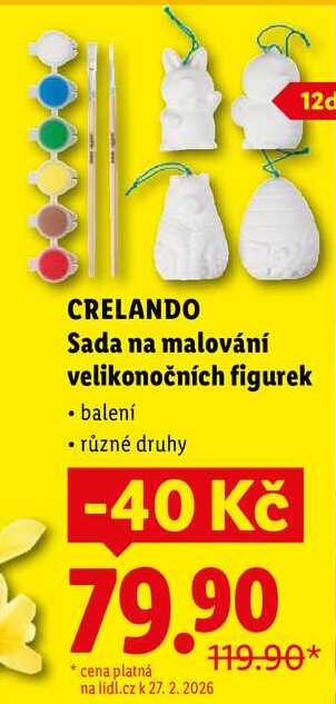 Sada na malování velikonočních figurek