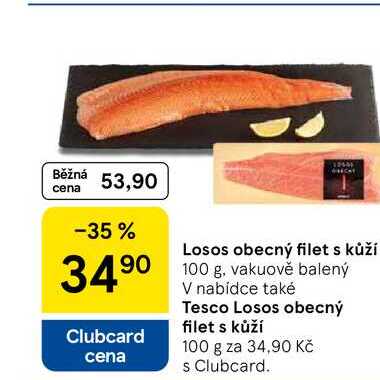 Losos obecný filet s kůží, 100 g 