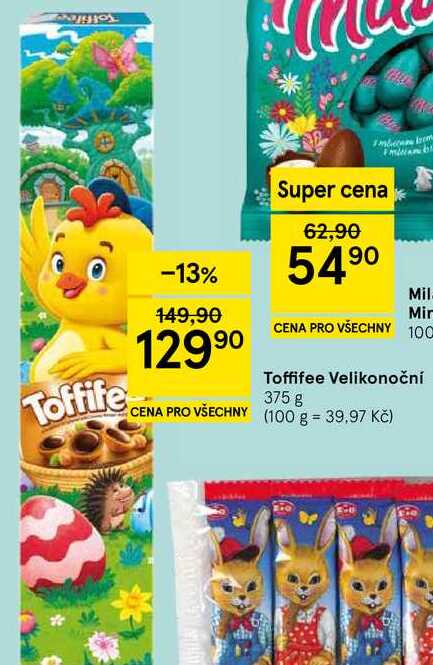 Toffifee Velikonoční, 375 g  