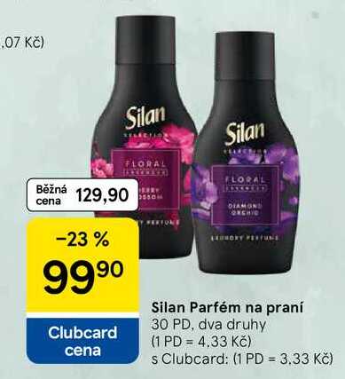 Silan Parfém na praní, 30 PD, dva druhy 