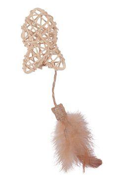 Hračka kočka Ethicat Rattan ryba Zolux