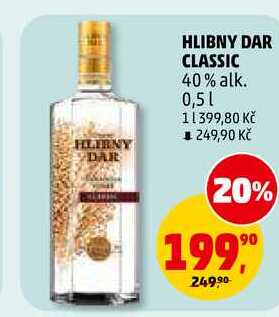 HLIBNY DAR CLASSIC, 0,5 l
