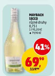 MAYBACH SECCO, 0,75 l