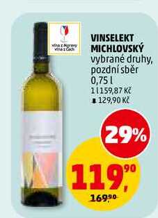 VINSELEKT MICHLOVSKÝ, 0,75 l