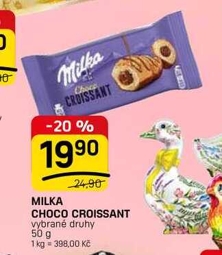 MILKA CHOCO CROISSANT vybrané druhy 50 g 