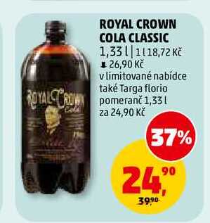 ROYAL CROWN COLA CLASSIC, 1,33 l