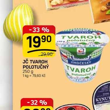 JČ TVAROH POLOTUČNÝ 250 g 