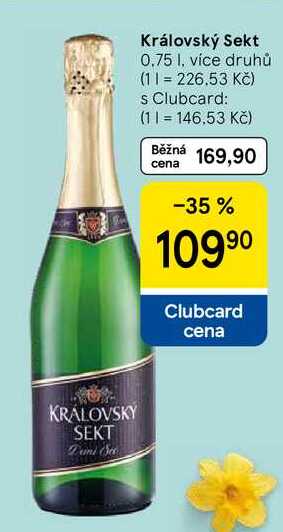 Královský Sekt, 0.75 l, více druhů 
