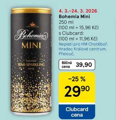 Bohemia Mini, 250 ml  