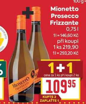 Mionetto Prosecco Frizzante 0,75l