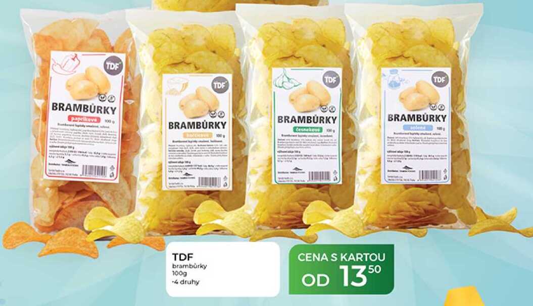 TDF brambůrky 100g