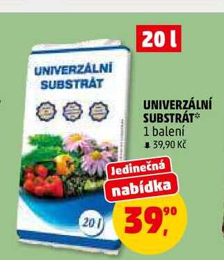 UNIVERZÁLNÍ SUBSTRÁT, 20 l