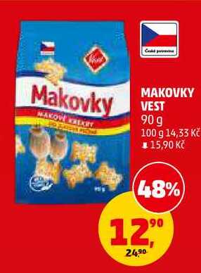 MAKOVKY VEST, 90 g 