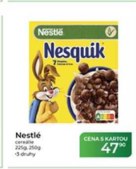 Nestle Nesquik Nestlé cereálie 225g 250g