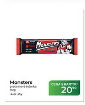 Monsters proteinová tyčinka 80g