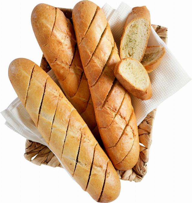 Bageta s máslem a česnekem