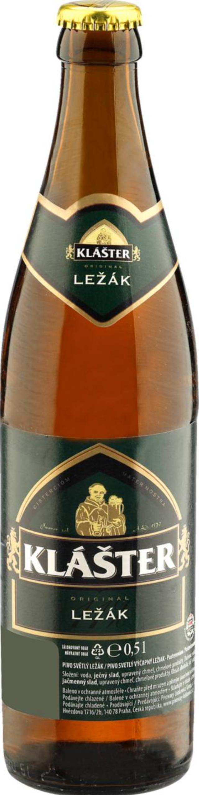 Klášter Pivo světlý ležák