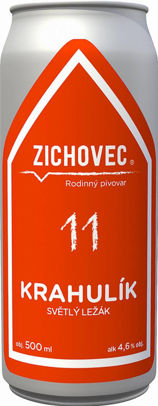Zichovec Krahulík 11 Pivo světlý nefiltrovaný ležák