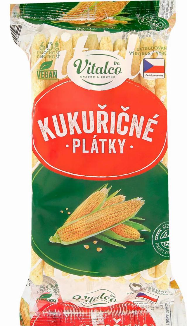Vitalco Plátky Kukuřičné plátky