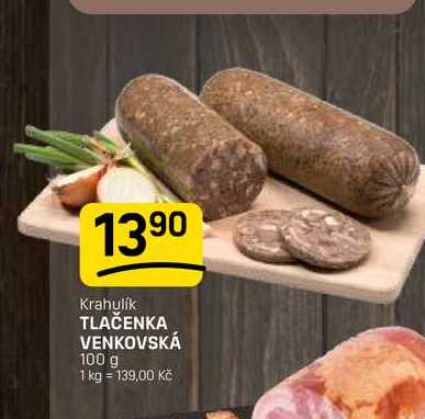 TLAČENKA VENKOVSKÁ 100 g