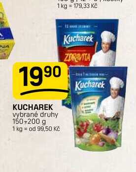 KUCHAREK vybrané druhy 150-200 g