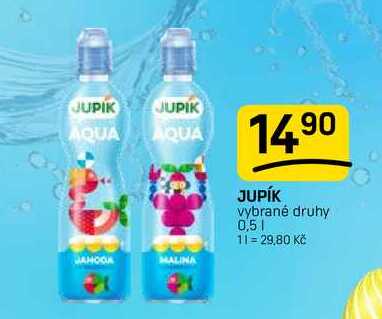 JUPÍK vybrané druhy 0,5l
