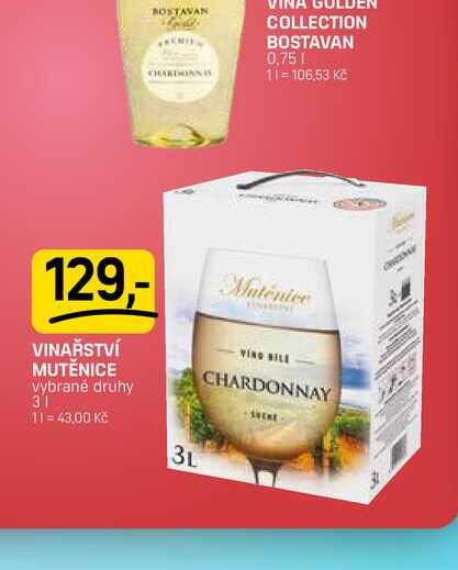 VINAŘSTVÍ MUTĚNICE vybrané druhy 3l