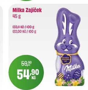 Milka Zajíček 45 g 