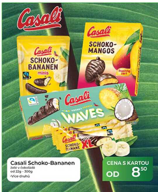 Casali Schoko-Bananen želé v čokoládě