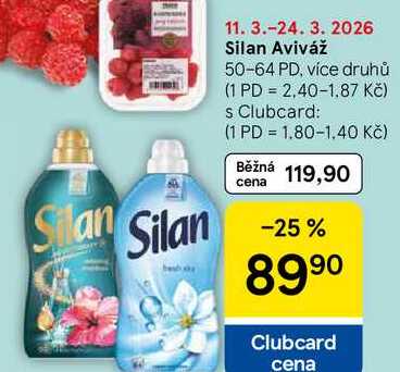 Silan Aviváž, 50-64 PD, více druhů 