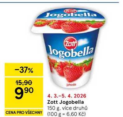 Zott Jogobella, 150 g, více druhů  