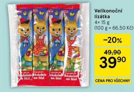 Velikonoční lízátka, 4× 15 g 