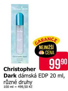 Christopher Dark dámská EDP 20 ml, různé druhy 